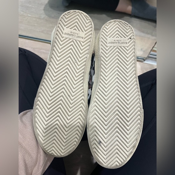 Saint Laurent Leather SL/06 Low-Top Star Sneakers in size 37 - Picture 6 of 13